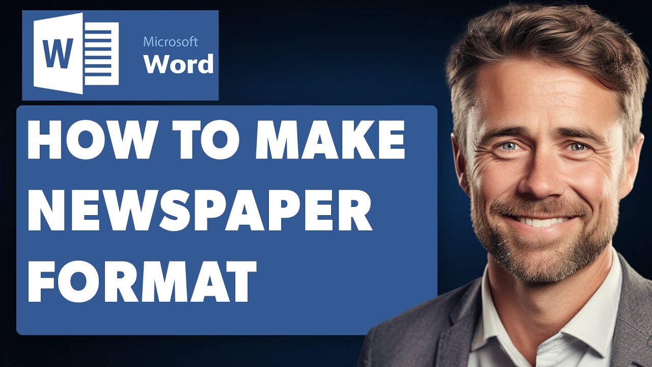 How to Make a Newspaper Format on Word Using a Template (Full 2024 ...