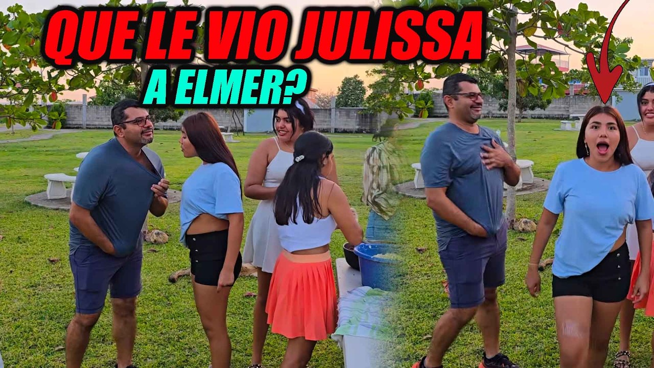 Julissa quedo admirada al ver el pecho de Elmer.