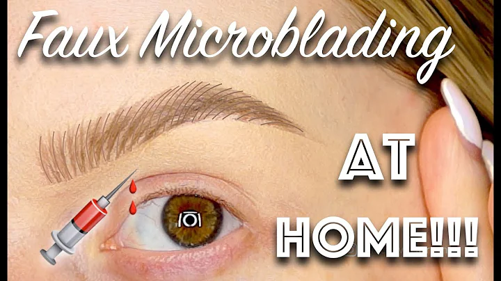 FAUX MICROBLADED BROWS AT HOME!!   Allison Wilburn...