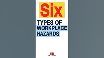 Six Types of Workplace Hazards #healthandsafety #hazards #workplacehazards