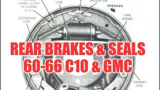 1966 Chevy C10 Rear Brake Job Plus Axle Seals made Super Easy!