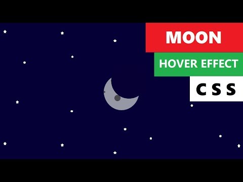 Moon :HOVER Effect by CSS