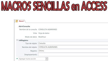 MACROS SENCILLAS en ACCESS