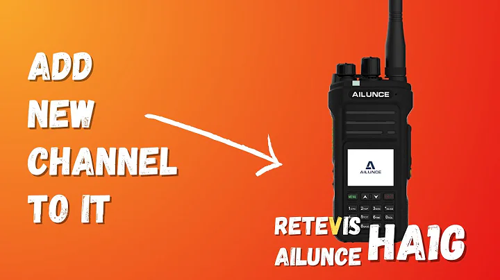 How to Add New Channel on RETEVIS Ailunce HA1G GMRS Radio | Programming Guiding