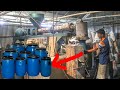 30 to 250 L Plastic Drum Making || Faridpur Oh Kamalpur || New Bangla 24H ||