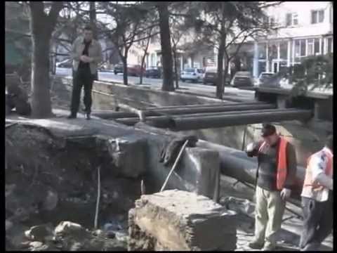 თელავში ხევის რეაბილიტაცია დაიწყო