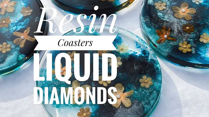 Create Stunning Resin Coasters Using Liquid Diamonds!
