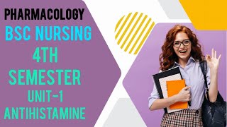 Antihistamine | BSc Nursing 4th Sem Pharmacology Unit-1 | Full Class #pharmacology 