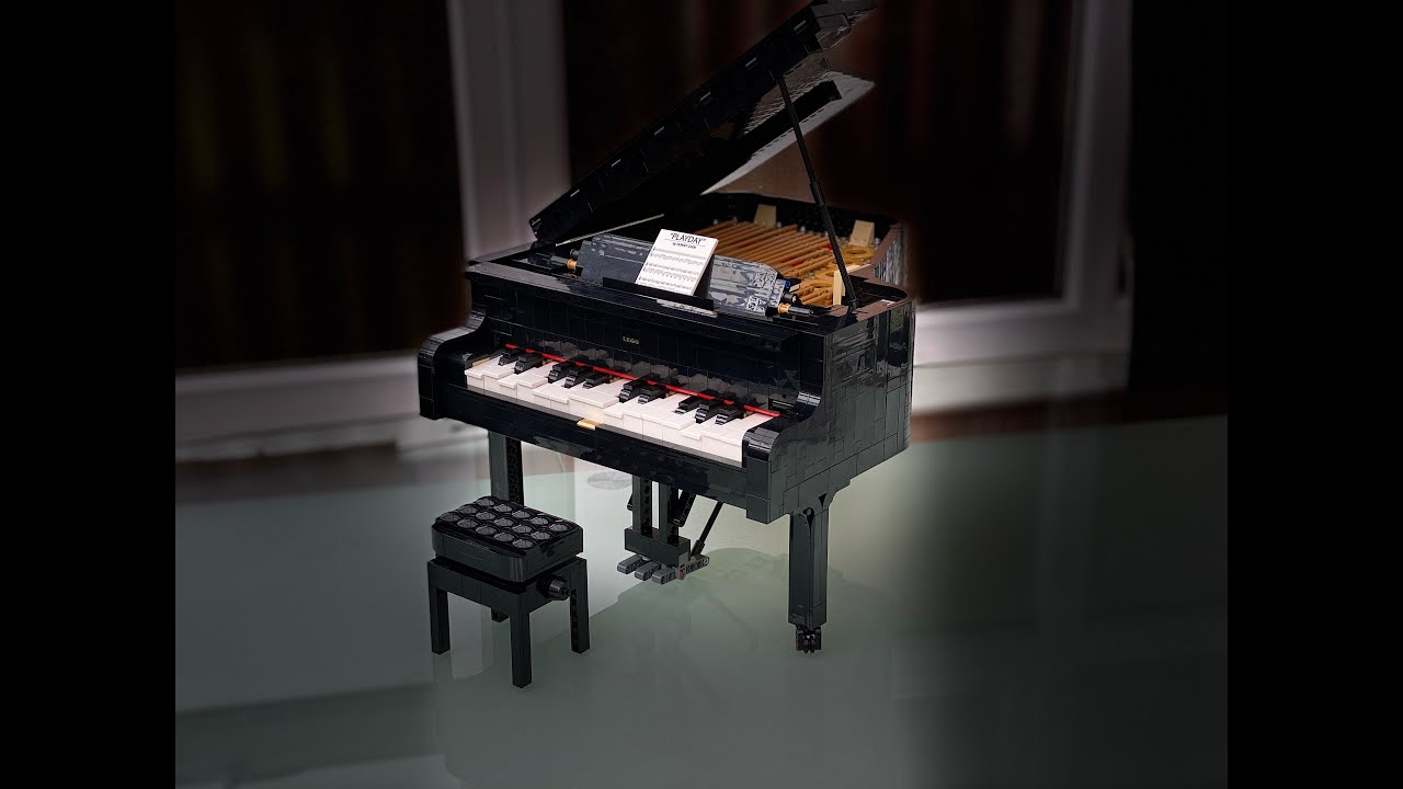 Assembling the Lego Grand Piano a strangehatfilm