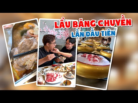 Video Lẩu Băng Chuyền Lew Lần Đầu Tiên | Lew Lew Đói Khum? - youtube