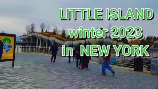Walking on Little Island NYC