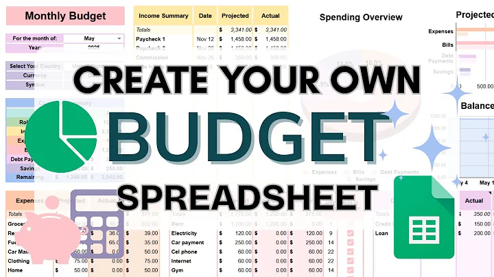 How to Build Your Own Budget in Google Sheets | Step-by-Step Tutorial for Beginners
