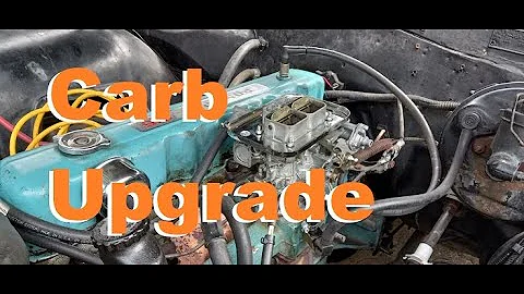 Pontiac Straight 6 Weber 2bbl Swap with MORE POWER!!