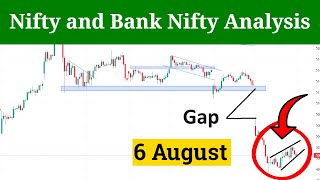 Bank Nifty Analysis for Tuesday | Nifty Prediction for Tomorrow 6 August 2024