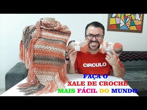 Vídeo: Como Fazer Um Xale De Crochê Com Rapidez E Facilidade