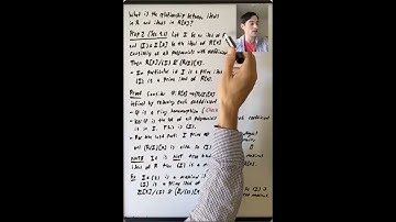 Ideals in R and Ideals in R[x] (Algebra 2: Lecture 8 Video 2)