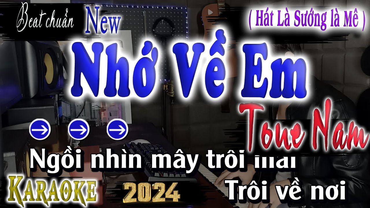 Nhớ Về Em Karaoke Tone Nam * SONG NGỮ [ Beat Chuẩn Jimmii Nguyễn ] QUÂN ORGAN