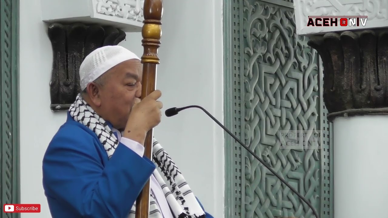 KHATIB ABU PAYA PASI DI MASJID RAYA BAITURRAHMAN BANDA ACEH