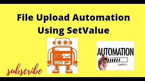 Web Driver IO tutorials - File Upload Automation