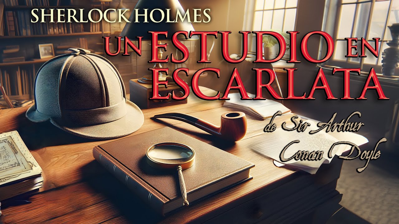 🔎 AUDIOLIBRO Sherlock Holmes: Un estudio en escarlata | de Conan Doyle | COMPLETO en español latino