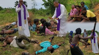 4 young girls saved again - 7 kidnappers almost killed Prophet Austine yesterday, but God saved him.