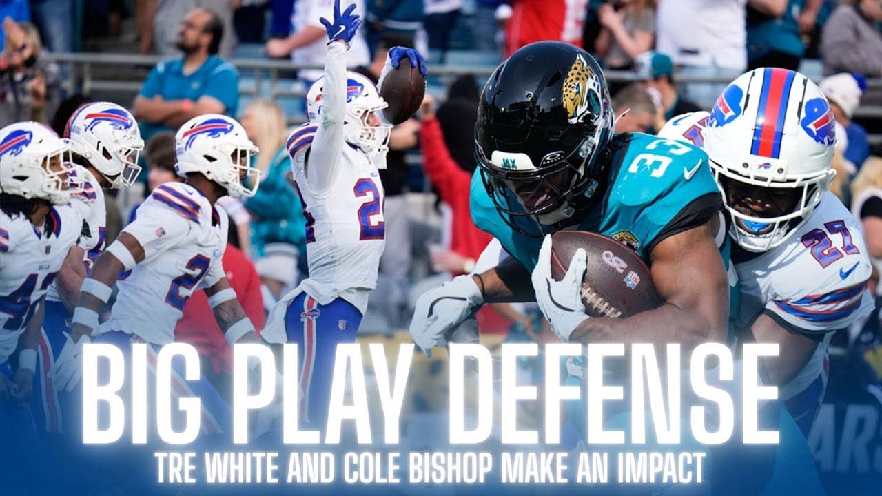 When the Buffalo Bills defense needed a play, Tre'Davious White and Cole Bishop stepped up