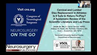 Journal Highlight: Cervical and Lumbar Disk Replacement in Athletes: Is It Safe to Return to Play