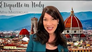 Famous Etiquette in Italy - Mini Masterclass with Tamiko Brown-Zablith and Elisa Motterle Profile