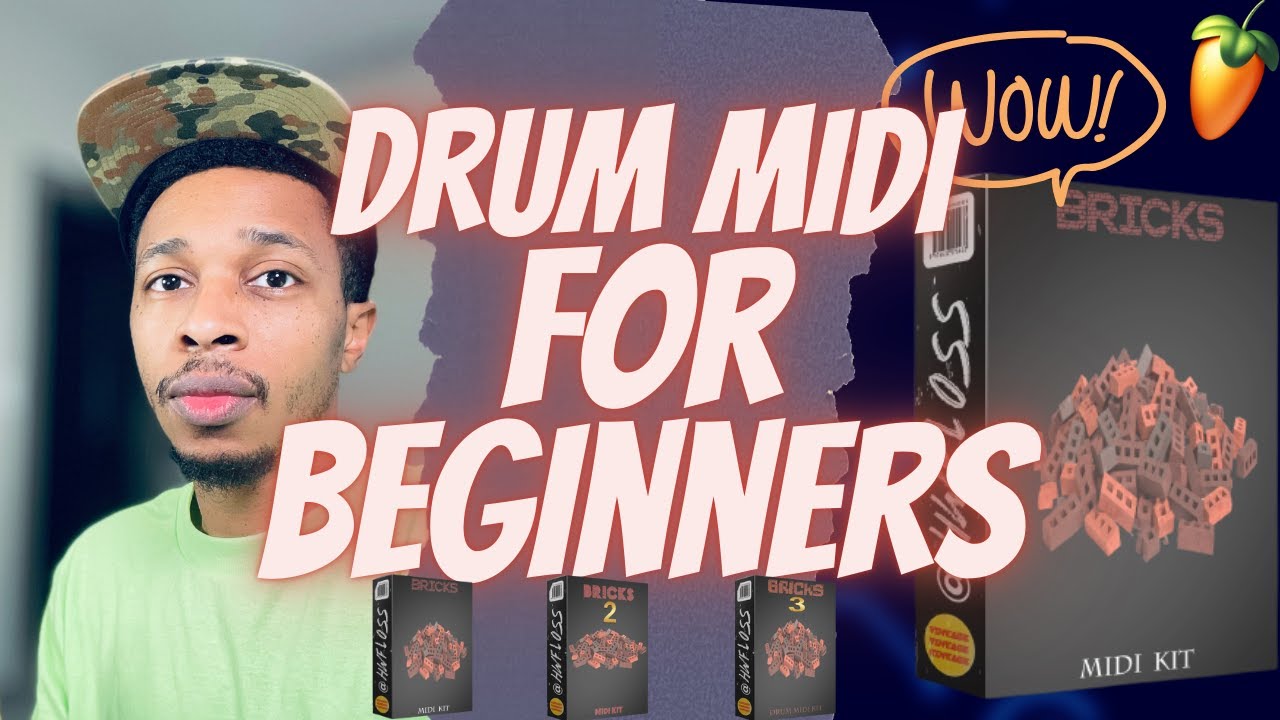 Drum Midi for Beginners | Bricks Drum Midi from Hollywood FLOSS