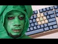 frog man builds frog keyboard