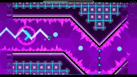 "Geometry Dash" Level 17 - Blast Processing - 3/3 Coins (100%)
