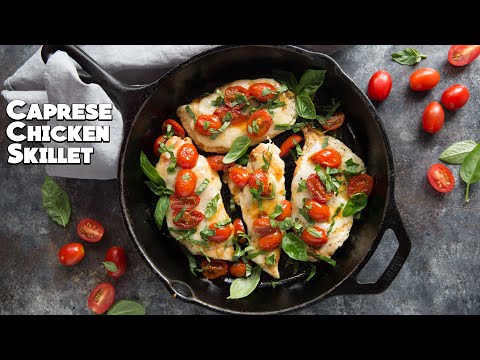 Easy Chicken Caprese Skillet | 20 Minute Keto Dinner Recipe