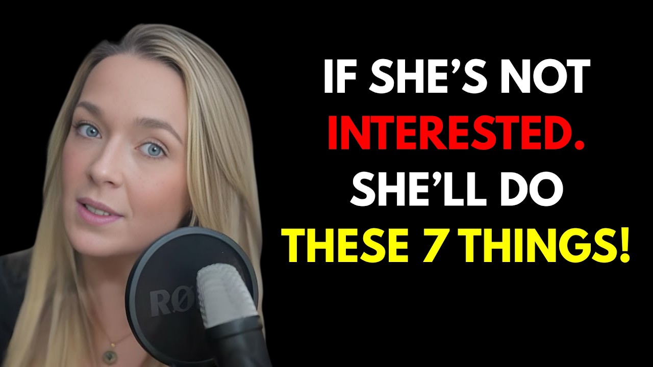 IF A WOMAN IS NOT INTERESTED IN YOU, SHE’LL DO THESE 7 THINGS