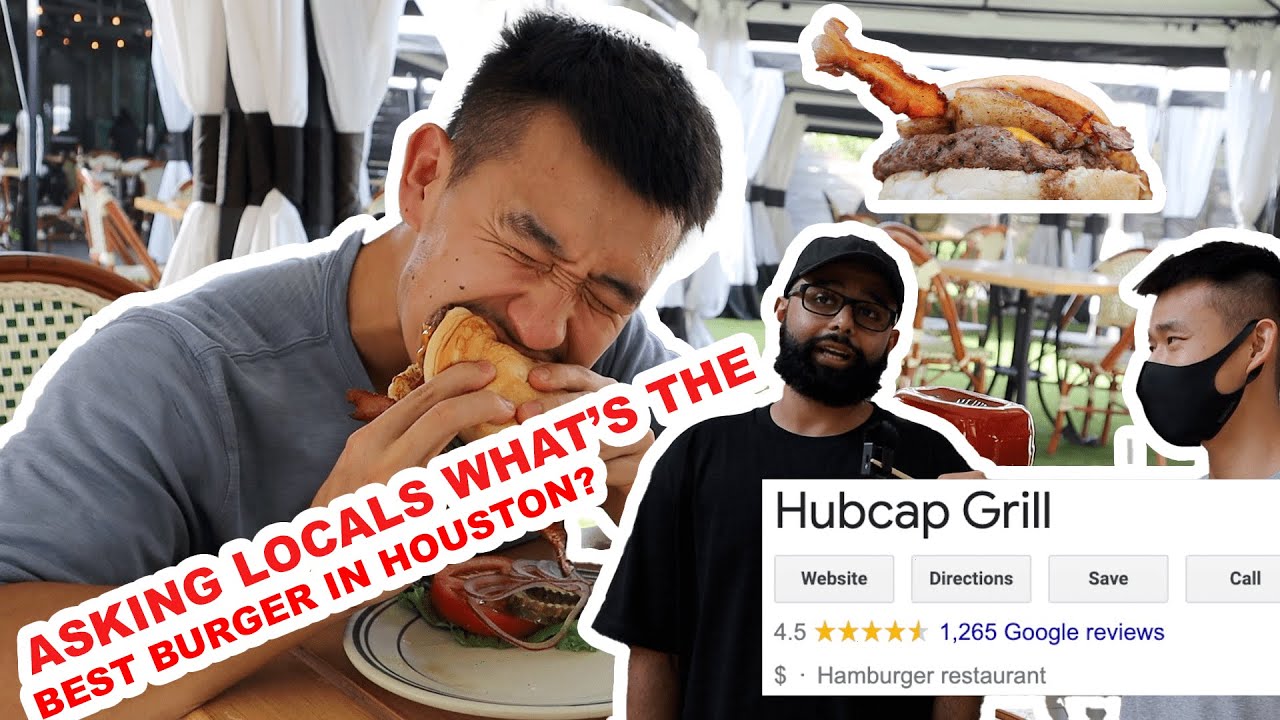 ASKING locals where to get the BEST BURGERS IN HOUSTON! FOOD REVIEW!