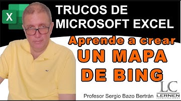 Aprende a INSERTAR un MAPA DE BING en Excel