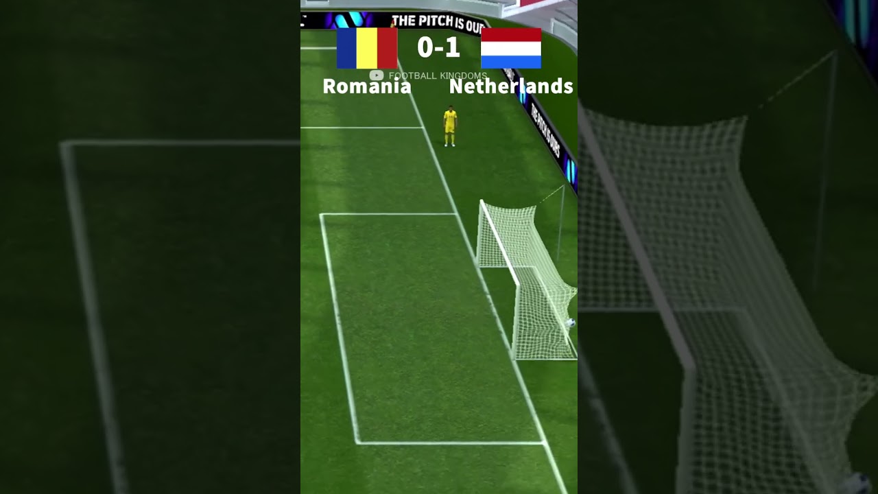 Romania vs Netherlands EURO 2024 Round of 16 │ eFootball Mobile 2024