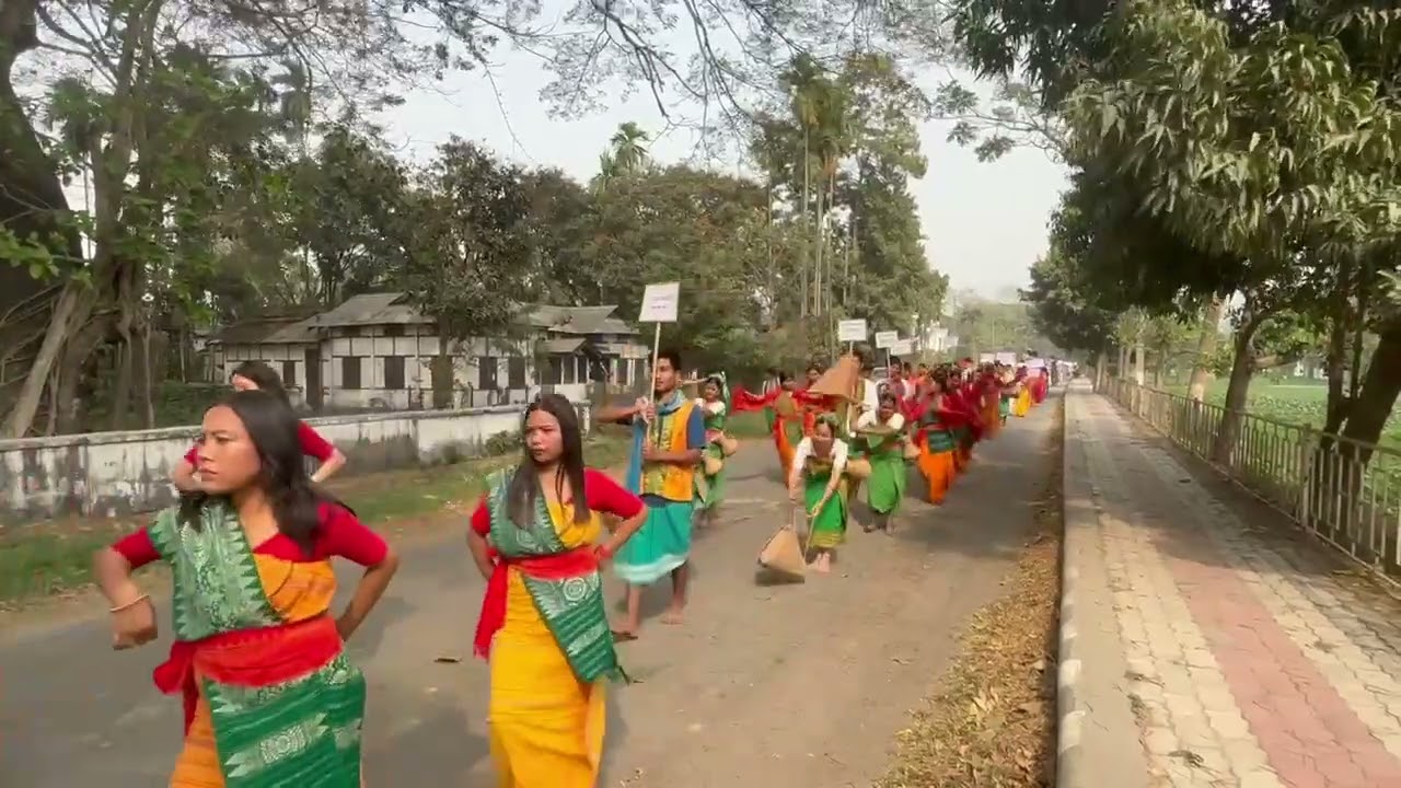 Cultural rally dept of bodo Gauhati university versity week 2026
