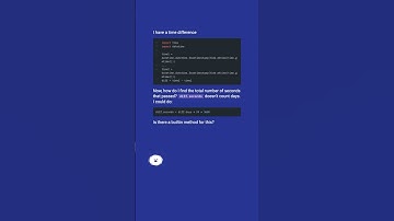 Convert timedelta to total seconds #shorts