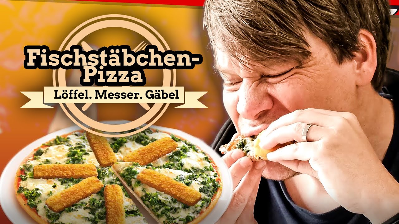 Ekelalarm oder Hochseeromantik? Fischstäbchen-Pizza im Test | Löffel Messer Gäbel SNACKS