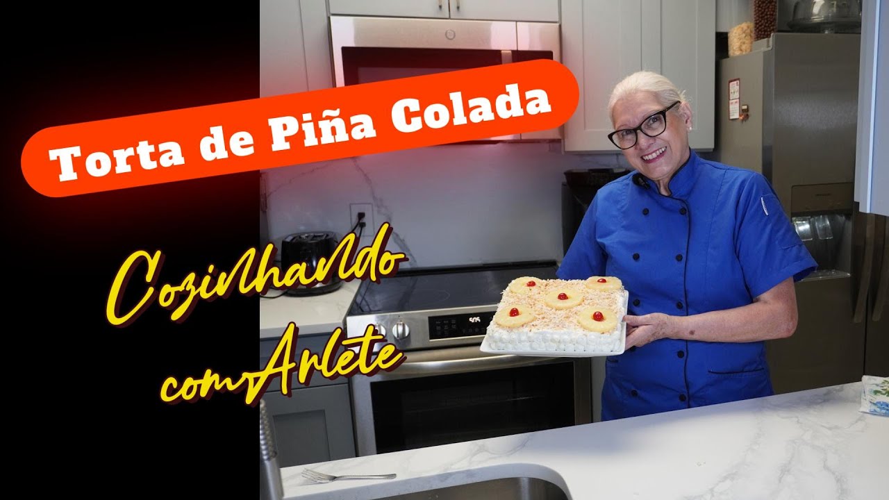 Aprenda a receita de torta de piña colada que todo mundo ama