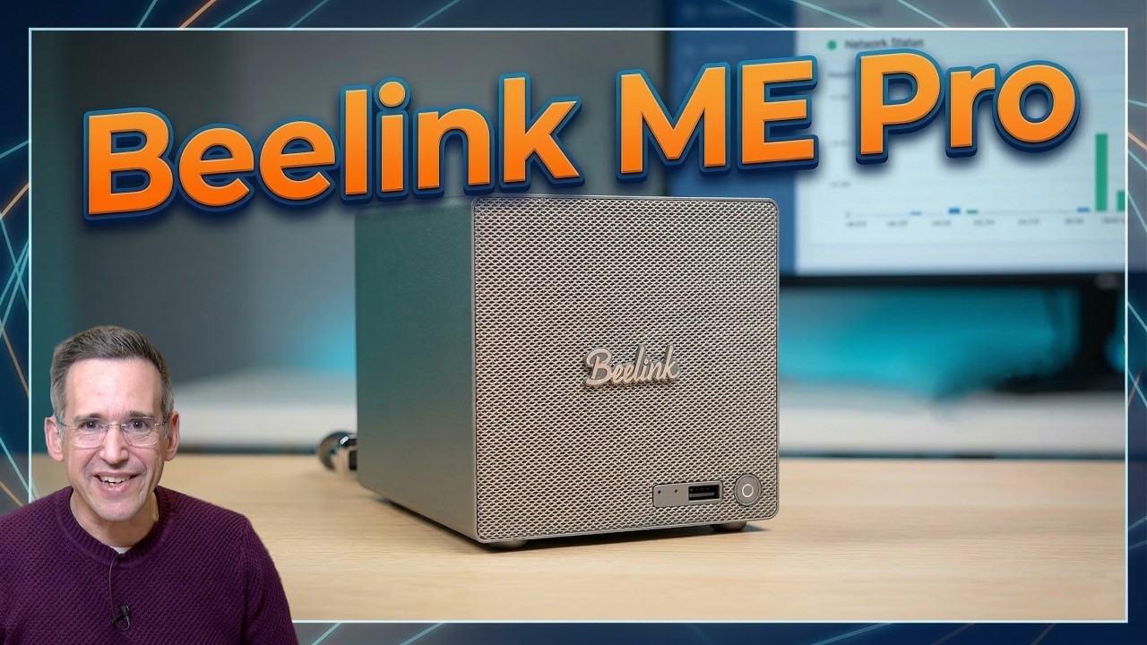 Beelink ME Pro NAS Review : 2 SATA / 3 NVME - 72 TB Max !