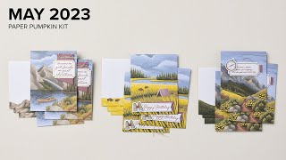 Exploring In Color: May 2023 Paper Pumpkin