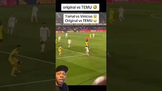 Yamal vs Vinicius 😱 Original vs TEMU 😂 #lamineyamal #vinicius #barcelona #realmadridfc #skills