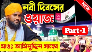 নবী দিবসের ওয়াজ┇মাওলানা আমিনুদ্দিন সাহেব┇মাটির নিচে আল্লার ওলীর মাজার