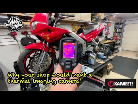 Thermal Imaging Camera For Motorcycle Repair #thermalcamera #motorcycle #mechanical Kaiweets Kti-w02