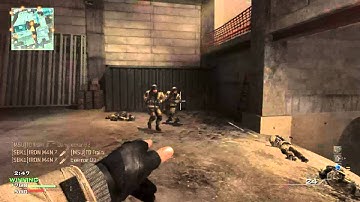 Call of Duty MW3: 6 kill tactictal knife feed in AON on Hardhat