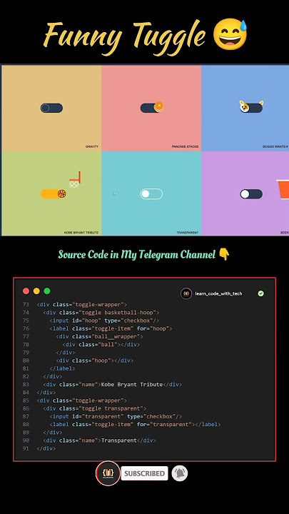 🤣 Funny Button Tuggle Game Using HTML CSS JavaScript#coding#shortsfeed #shorts#html#css#j#funny