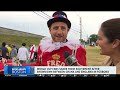 Ghana fans celebrate draw with England at Boston Stadium