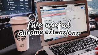 5 useful Chrome extensions for school and productivity