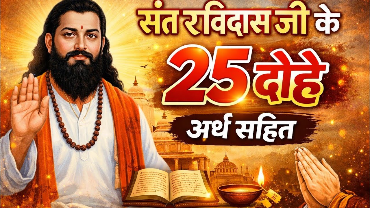 संत रविदास जी के 25 अमृत दोहे | अर्थ सहित | Ravidas Ji Ke Dohe | Bhakti Gyan